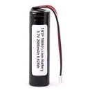 Pack li-ion 1S1P 3.6V-3.7V 2600mah avec BMS