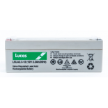Batterie Plomb Etanche Stationnaire Lucas VRLA AGM  LSLA2.3-12 12V 2.3Ah.