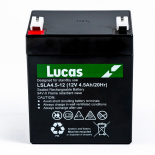 Batterie Plomb étanche Stationnaire Lucas VRLA AGM  LSLA4.5-12 12V 4.5Ah.
