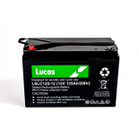 Batterie Plomb Etanche Stationnaire et Cyclage Lucas VRLA AGM  LSLC125-12 12V 125Ah.