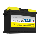 Batterie de démarrage TAB Start&Stop EFB L2 SG60 12V 60Ah 600A