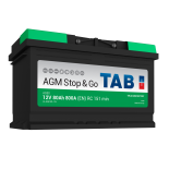Batterie de démarrage TAB Start&Stop AGM L4 AG80 12V 80Ah 800A