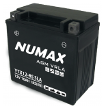Batterie moto Numax Premium AGM  YT12BS / YTX12BS SLA 12V 10Ah 140A