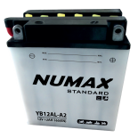 Batterie moto Numax Standard    YB12AL-A2 12V 12Ah 150A