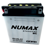 Batterie moto Numax Standard YB12AL-A2 12V 12Ah 150A