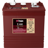 Batterie TROJAN PLAQUES EPAISSES T105 GC2 6V 225AH  AMPS (EN)