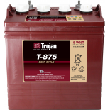 Batterie  TROJAN PLAQUES EPAISSES T875 GC8 8V 170AH  AMPS (EN)