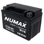 Batterie moto Numax Premium Numax Scell AGM  YTX9-BS  SLA 12V 8Ah 135A