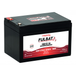 Batterie FULBAT AGM CARBONE FDC12-14 borne insert M5 12V 15AH