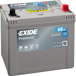 BATTERIE EXIDE PREMIUM D23 12V 65AH 580A 230X173X222 +D EA654