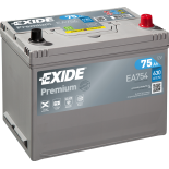 BATTERIE EXIDE EXCELL D26 12V 70AH 540A 270X173X222 +G EB705