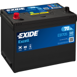 BATTERIE EXIDE EXCELL D26 12V 70AH 540A 270X173X222 +G EB705