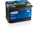 BATTERIE EXIDE EXCELL L3 12V 74AH 680A 278X175X190 +D EB740