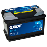 BATTERIE EXIDE EXCELL LB3 12V 71AH 670A 278X175X175 +D EB712