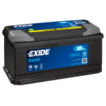 BATTERIE EXIDE EXCELL LB5 12V 85AH 760A 353X175X175 +D EB852