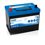 BATTERIE EXIDE MARINE - LOISIRS ER350 12V 80AH 510A 270X173X222 +G