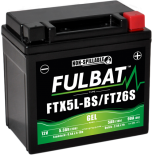 Batterie moto GEL  FTX5L-BS GEL /YTX5L-BS  FULBAT SLA Etanche  4.2AH