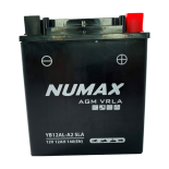 Batterie  Numax AGM SLA scelle  YB12AL-A2 SLA 12 V 12 AH 150 AMPS EN