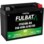 Batterie Fulbat GEL SLA F50-N18L-A3 / FTX24HL-BS GEL 12V 21AH 350 AMPS  205x87x162  + Droite