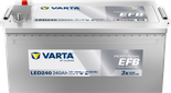 Batterie VARTA Professional Dual Purpose EFB LED 240 12V 240AH 1200 AMPS  518x276x242  + Gauche