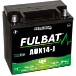 batterie auxilliaire Fulbat AUX14J 12V 14Ah 200A plus  gauche