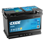 Batterie Exide EK720 AGM L3 12V 72Ah 760A (278x175x190mm) +D