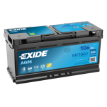 Batterie Exide EK1060 AGM L6 12V 106Ah 950A (392x175x190mm) +D