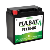 Batterie moto WP14BS / YTX14-BS / BTX14 Etanche au gel 12V / 12Ah