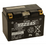 Batterie moto Yuasa YTZ14S Etanche AGM  12V / 11.2AH