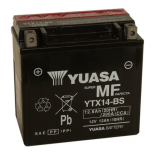 Batterie tondeuse Yuasa YTX14-BS Etanche 12V / 12Ah