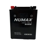 Batterie moto NUMAX NB14-B2 SLA 12V 14Ah 175A Dimensions: 134x90x166mm et plus  Gauche