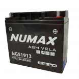Batterie moto Numax Supreme GEL Harley  YG51913 12V 21Ah