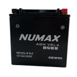 Batterie moto Numax Premium AGM  MB12V16CLB / YB16CLB SLA 12V 19Ah 240A