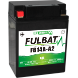 Batterie Fulbat GEL SLA FB14A-A2  GEL 12V 14AH 200 AMPS  134x88x176  + Gauche
