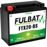 Batterie Fulbat GEL SLA FTX20-BS GEL 12V 18AH 270 AMPS  175x87x155  + Gauche