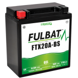Batterie Fulbat GEL SLA FTX20A-BS GEL 12V 18AH 270 AMPS  150x87x161  + Gauche
