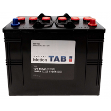 Batterie Décharge Lente Camping-Car Bateau 12V 110Ah - 330x172x242mm Double Borne