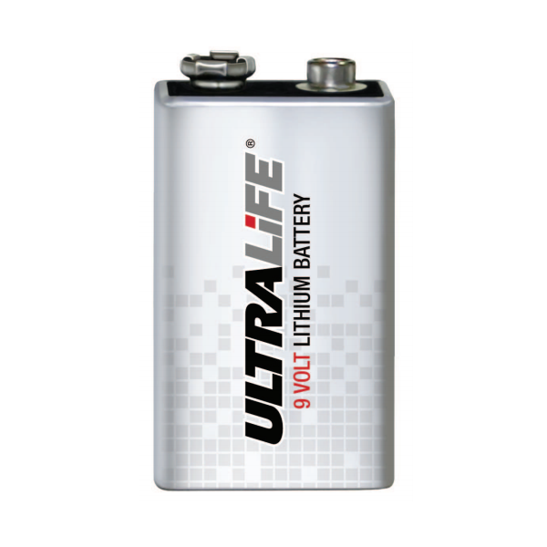 Pile UltraLife lithium 9V PP3 1.2Ah - BATLI10.