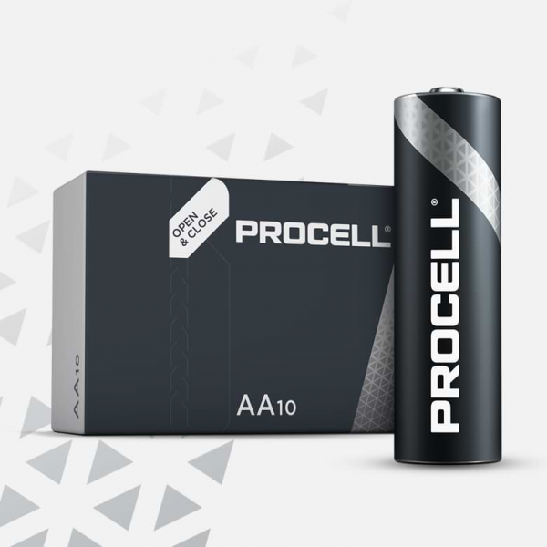 10 piles LR6 AA Duracell Procell