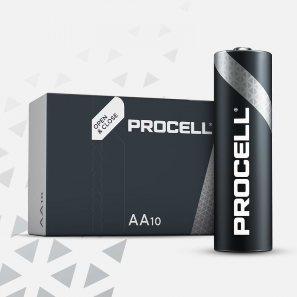 Boite de 10 piles AA Duracell Procell MN1500