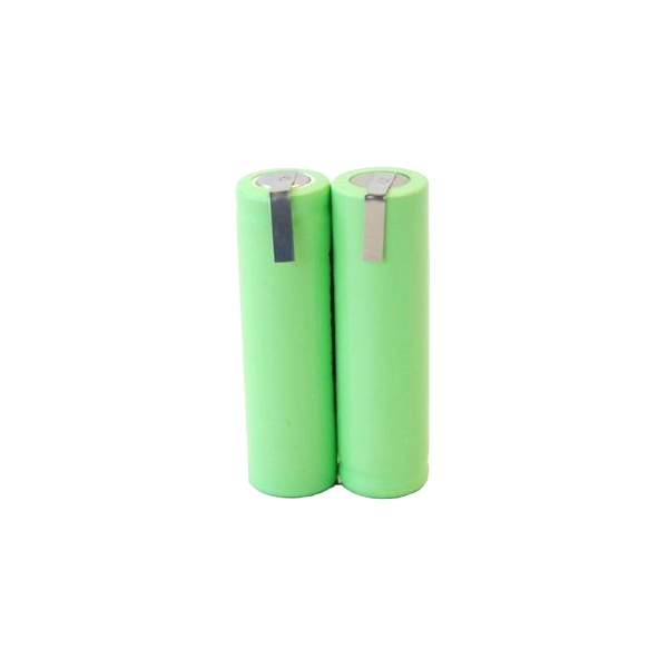 Batterie de rasoir lectrique 2xAA NI-MH 2.4V 2000mah avec pattes