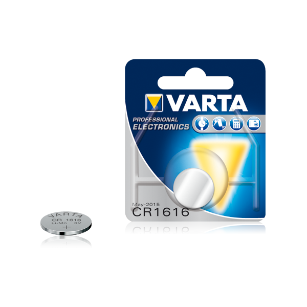 Pile bouton lithium Varta CR1616