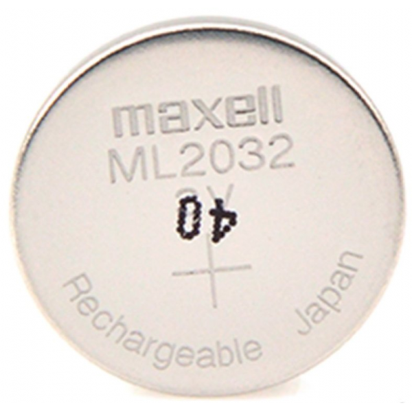 Pile bouton rechargeable ML2032 lithium 3V 65mAh