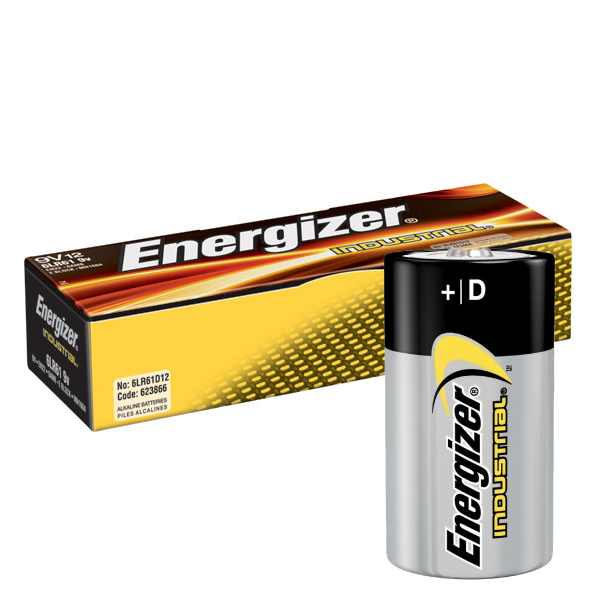 Boite de 12 piles D Energizer industrial EN95