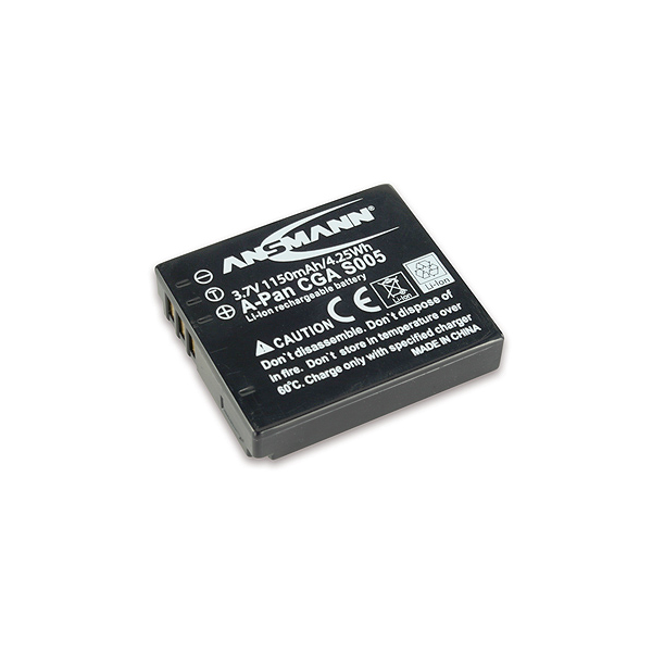 Batterie photo numerique type Panasonic CGA-S005 Li-ion 3.7V 1200mAh