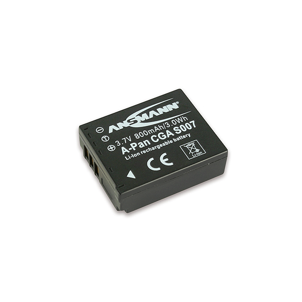 Batterie photo numerique type Panasonic CGA-S007 / DMW-BCD10 Li-ion 3.7V 800mAh