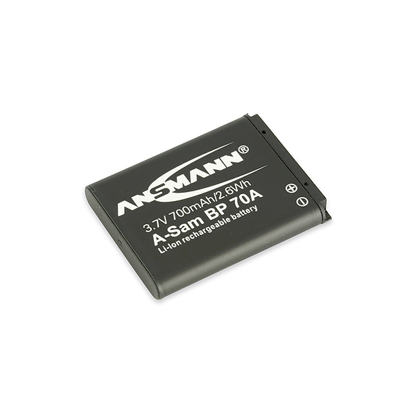 Batterie photo numerique type Samsung BP 70 A Li-ion 3.7V 700mAh