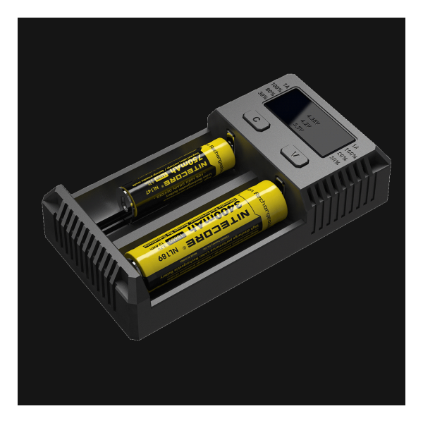 Chargeur d'accus li-ion Lifepo4 NiMh NiCd Nitecore I2eu