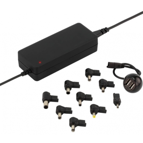 TechCraft Extension d'alimentation universel ordinateurs, HDTV 15pi Noir