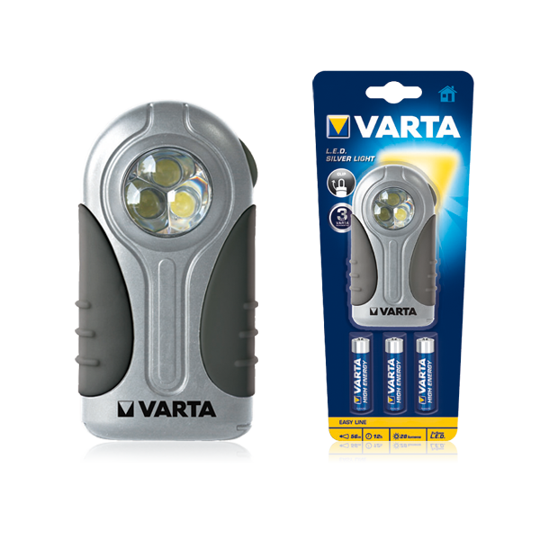 Lampe de poche VARTA Silver Light 3 LED